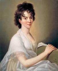 Constanze Mozart, geboren Weber, 1763-1842, echtgenote van W. A. Mozart, 1802