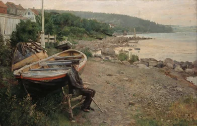 Uitzicht vanaf Åsgårdstrand