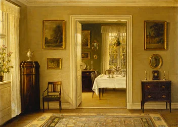 Kijkend naar de Eetkamer