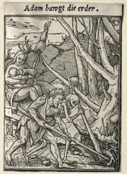 Dans van de Dood: Adam bewerkt de grond