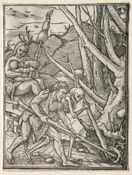 De dans van de dood: Adam bewerkt de aarde