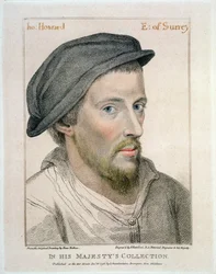 Henry Howard, Graaf van Surrey (c.1517-47) gegraveerd door Francesco Bartolozzi (1727-1815)