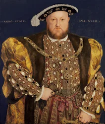 Portret van Hendrik VIII (1491-1547) op 49-jarige leeftijd, 1540