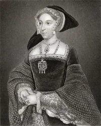 Portret van Jane Seymour (c.1509-37) uit 