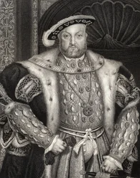 Portret van Koning Hendrik VIII (1491-1547) uit 