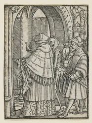De Kanunnik uit Dans van de Dood (Lyon), 1538
