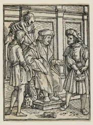 De Rechter uit Dans van de Dood (Lyon), 1538