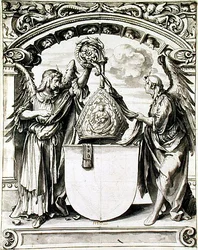 Ontwerp voor een glas-in-loodraam, ca. 1520