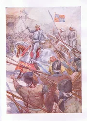 God voor Harry! Engeland en Sint Joris! (Koning Hendrik V), uit De Volledige Werken van Shakespeare gepubliceerd door George Harrap & Co Ltd, 1920s