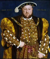 Italiaans: Portret van Hendrik VIII van Engeland Portret van Hendrik VIII van Engeland