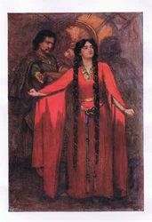 O! nooit zal de zon die morgen zien (MacBeth), uit De Volledige Werken van Shakespeare gepubliceerd door George Harrap & Co Ltd, 1920s