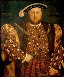 Portret van Henry VIII op 49-jarige leeftijd