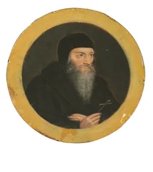 Portret van Sir Thomas More terwijl hij naar de executie werd geleid