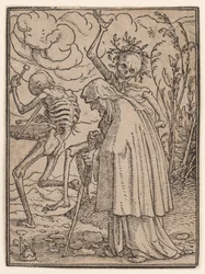 De oude vrouw, uit "De dodendans"