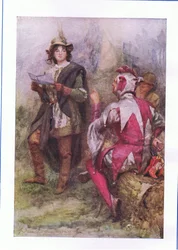 De boom draagt slechte vruchten (Zoals je het leuk vindt), uit De Volledige Werken van Shakespeare gepubliceerd door George Harrap & Co Ltd, 1920s