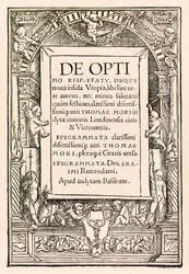 Titelpagina van de 1518 Basel derde editie van 