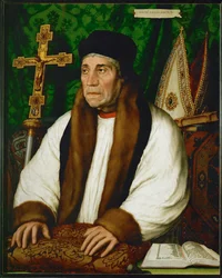 William Warham, aartsbisschop van Canterbury ...