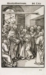 Thomas twijfelt aan de wonden van Christus