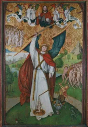 Aartsengel Michael weegt zielen