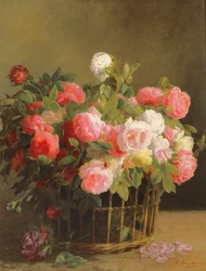 Mand met bloemen