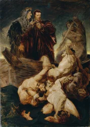 Dante en Vergilius in de hel