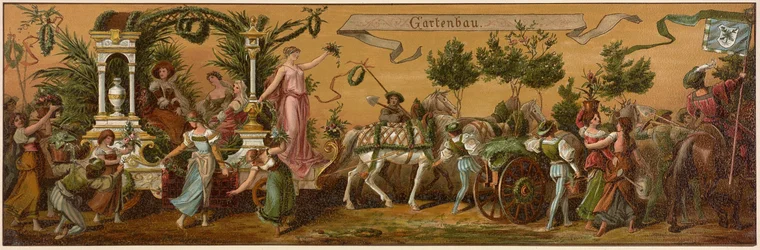 Hans Makarts processie van de stad Wenen