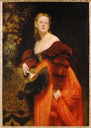 Karoline Gomperz, geboren Bettelheim (schilderij op doek)