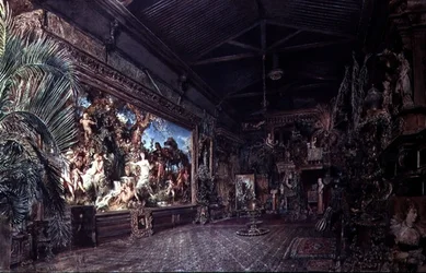 Het atelier van de kunstenaar