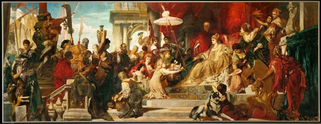 Venedig huldigt Caterina Cornaro (painting on canvas)