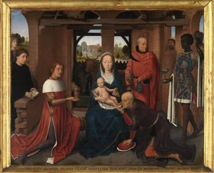 Centraal paneel van het drieluik van Jan Floreins