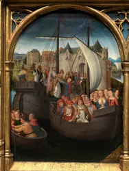 Detail van het Reliekschrijn van Sint-Ursula