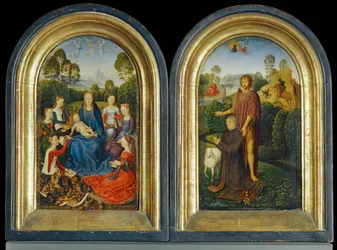 Diptiek van Jan Du Cellier, burgemeester van Brugge ...