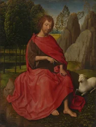 Johannes de Doper (achterzijde: schedel)
