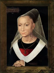 Portret van Marie, dochter van Willem Moreel, 1480