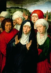 De Heilige Vrouwen, rechter paneel van de Deposition Diptiek, ca. 1492-94