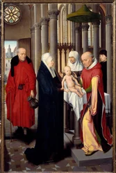 Drieluik van Aanbidding der Wijzen (detail)