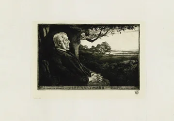 Portret van de Componist Johan Peter Emilius Hartmann 1805-1900, 1897