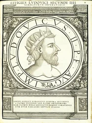 Ludouicus II, illustratie uit 