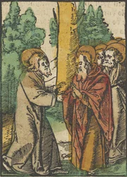 Christus onderwijst de discipelen, uit Das Plenarium