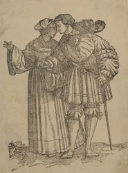 Dansend paar IV, uit De Bruiloftsdansers