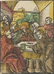 De bruiloft te Kana, uit Das Plenarium, 1517
