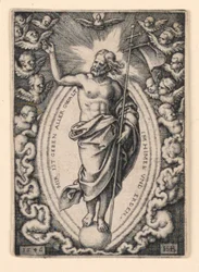 Christus op de wereldbol