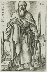 St. Matthias, plaat 12 uit De twaalf apostelen