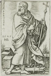 St. Philip, plaat 5 uit De Twaalf Apostelen