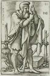 St. Simon, plaat 11 uit De Twaalf Apostelen