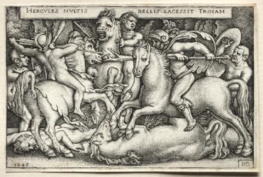 De werken van Hercules: Hercules verovert Troje