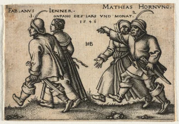 De Boerenbruiloft of de Twaalf Maanden, 1546