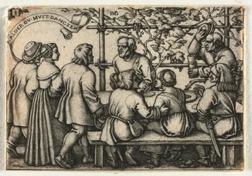 De Boerenbruiloft of de Twaalf Maanden: Nr. 8, 1546