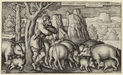 De verloren zoon III: zoon tussen de zwijnen