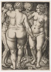 Drie vrouwen en de Dood, ca. 1546-50